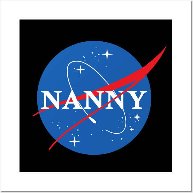 Nasa Nanny Wall Art by Nerd_art